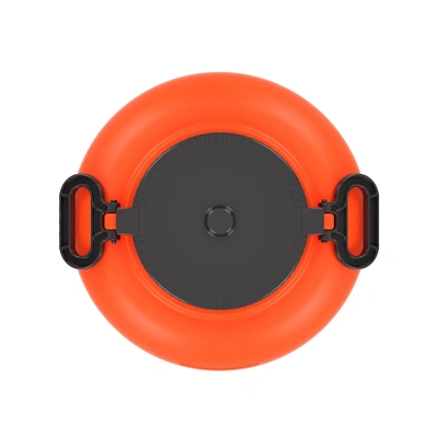 Купить Канистра-бочка пласт. "Байкал" 50 л с крышкой и ручками (оранжевый/серый) (1/4) "Альтернатива" м7600