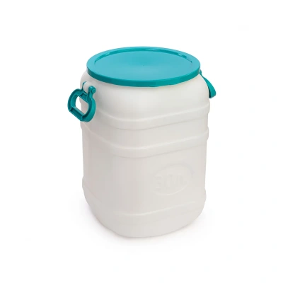 Купить Канистра-бочка пласт. 30 л с крышкой и ручками (D горл. 250 мм) (1/4) "Альтернатива" м1144