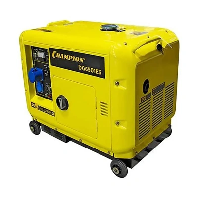 Купить Генератор дизельный DG6501ES+ATS "CHAMPION"