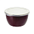 Купить Миска эмалиров. "Бордо" 2,4 л, 18 см пласт. крышка (1/4) "METROT"