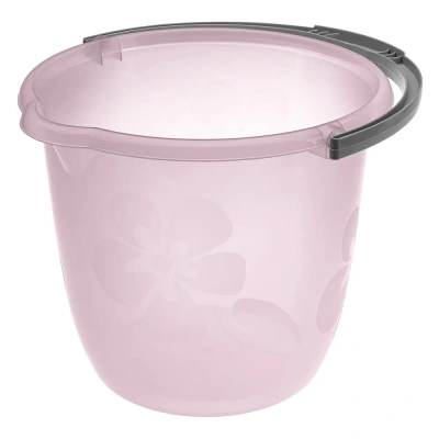 Купить Ведро 10 л (с цветочным рисунком) (1/10) "Бытпласт"