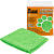 Купить Салфетка 25*25 см (микрофибра) (зеленая) (1/40/200)  "Рыжий кот"  м-02есо