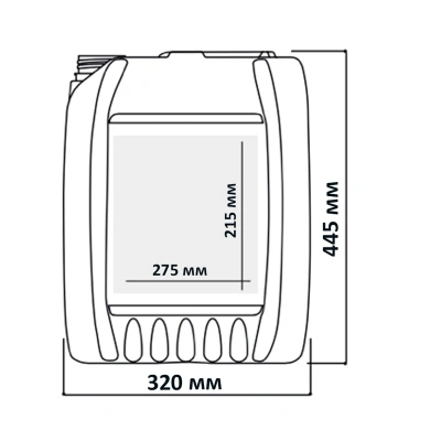 Купить Канистра пласт. "Космос" 31,5 л (1/4) зти