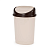 Купить Контейнер для мусора 12 л овальный с плавающей крышкой (бежевый) (1/6) "Альтернатива" м1549