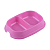 Купить Миска для животных двойная пласт. 0,2 л, розовый (1/300)