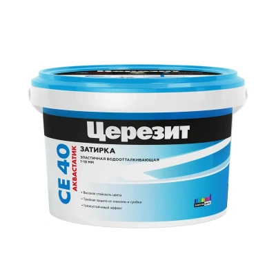 Купить Затирка се 40 AQUASTATIC №28 персик, ведро 2 кг (1/12) "CERESIT"