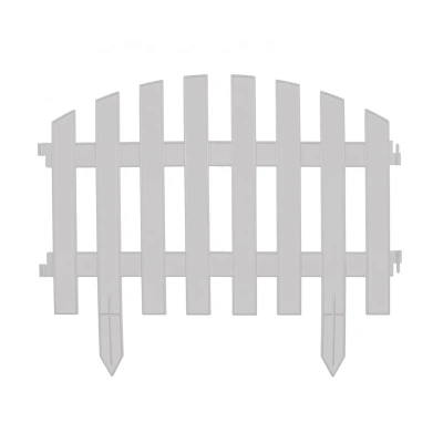 Купить Забор декоративный "Винтаж" пласт. 0,28*3 м 7 секций (белый) (1/5) "PALISAD"
