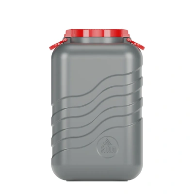 Купить Канистра-бочка пласт. "Волна-эконом" 80 л с крышкой и ручками (1/2) "Альтернатива" м8332