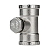 Купить Тройник под манометр 1/2"х1/4"х1/2" внутр/внутр/внутр (1) "MPF"