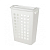 Купить Корзина для белья с поворотной крышкой 430*260*580 мм (белый) (1/6) "Бытпласт"