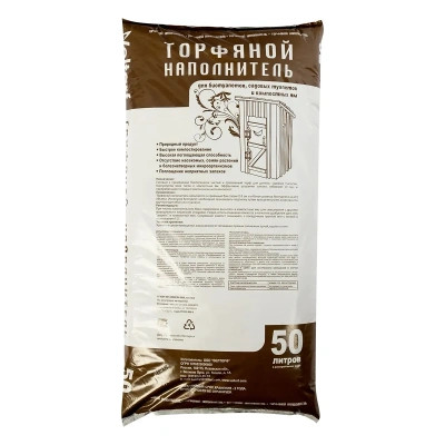 Купить Наполнитель торфяной для биотуалетов 50 л (1/48) "VELTORF"