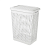 Купить Корзина для белья 30 л 370*260*465 мм (белый) (1/8) "Бытпласт"