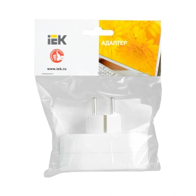 Купить Разветвитель электрический т-01/02, 2 гнезда (1/200) "IEK"