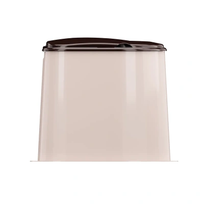 Купить Туалет дачный пласт. с крышкой (бежевый) (1/5) "Альтернатива" м6373