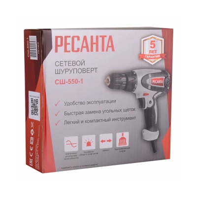 Купить Шуруповерт сетевой сш-550-1 "Ресанта"