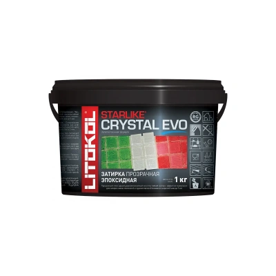 Купить Затирка эпоксидная 2-х комп. "STARLIKE EVO" S.700 CRYSTAL, ведро 1 кг (1) LITOKOL