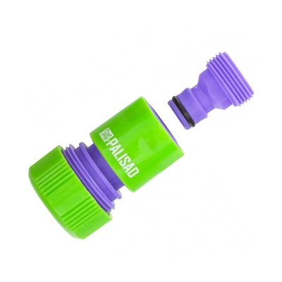 Купить Адаптер-соединитель для шлангов 3/4" с наружной резьбой 3/4" (1/250) "PALISAD"