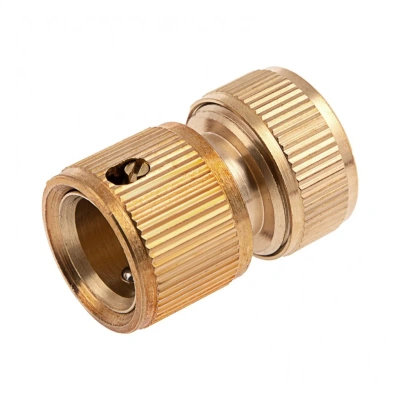 Купить Соединитель для шлангов 1/2" латунный, быстросъемный (1/96) "PALISAD"