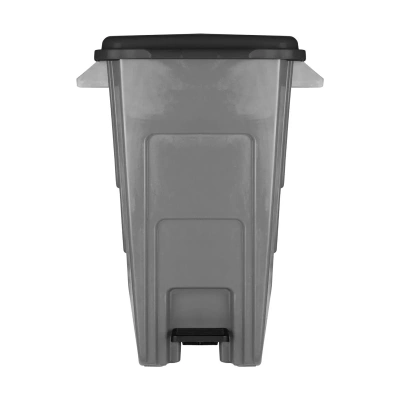 Купить Бак пласт. для мусора "FREESTYLE" с крышкой на колесах 100 л, с педалью (1) "SPIN&CLEAN" SC700221026