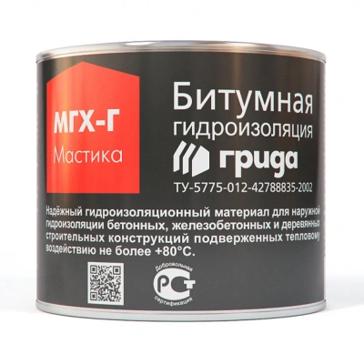 Купить Мастика битумная мгх-г 21 кг (1/33) "Грида"