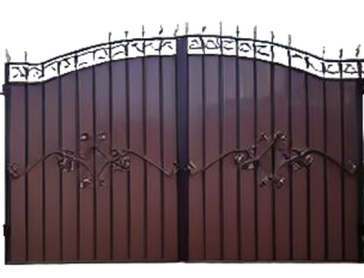 Купить Ворота 21 Коричневые (3,44х2,35)