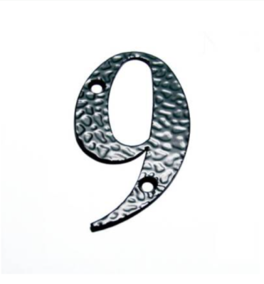 Купить Цифра 9 черная