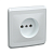 Купить Розетка "Вега" 1 местн. рс10-2-вб, 10а, белый (1/50/200) "IEK"