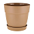 Купить Горшок для цветов "VILLA DE FIORI" D 170 мм/2 л (молочный шоколад) (1/15) "INGREEN" IG660110047