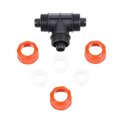 Купить Тройник для соединения шлангов 3/4" цанговый "Жук" (1/18)