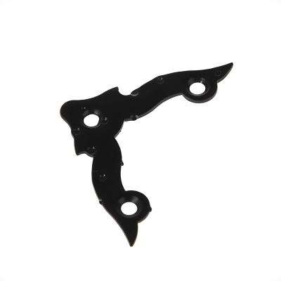 Купить Уголок декор фигурный 70 черный