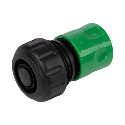 Купить Соединитель для шлангов 3/4" с системой быстрой фиксации и аквастопом (1/50/200) "PARK" HL030